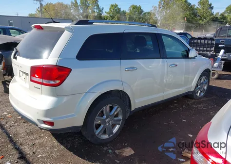 2013 Dodge Journey Crew из США, поврежденный, VIN 3C4PDDDG0DT680699